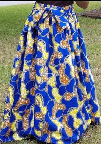 Maxi African Skirt Long